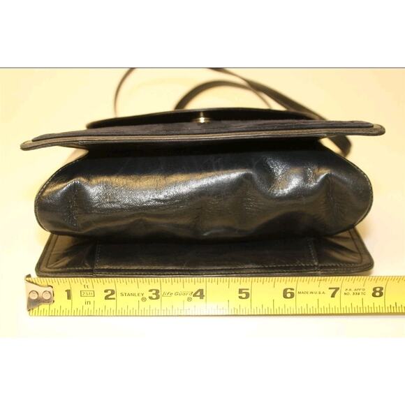 Bruno Magli Vintage Italy Made Womens Blue Suede Leather Satchel Shoulder Bag - Picture 11 of 15